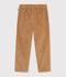 Kinder-Hose mit geradem Schnitt aus Feincord LATTE