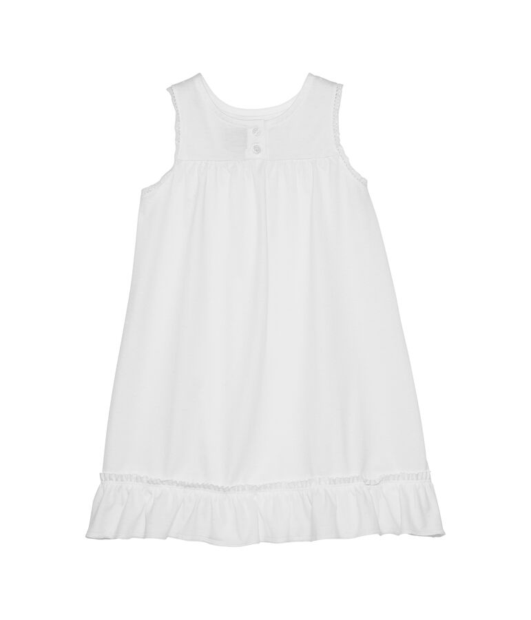 Nuisette file &agrave; pois ton sur ton weiss