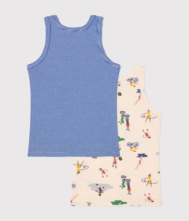 2er-Set Kinder-Unterhemden aus Baumwolle variante 1