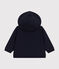 Kapuzen-Sweatshirt aus Molton für Babys blau SMOKING