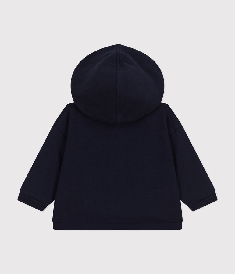 Kapuzen-Sweatshirt aus Molton f&uuml;r Babys blau