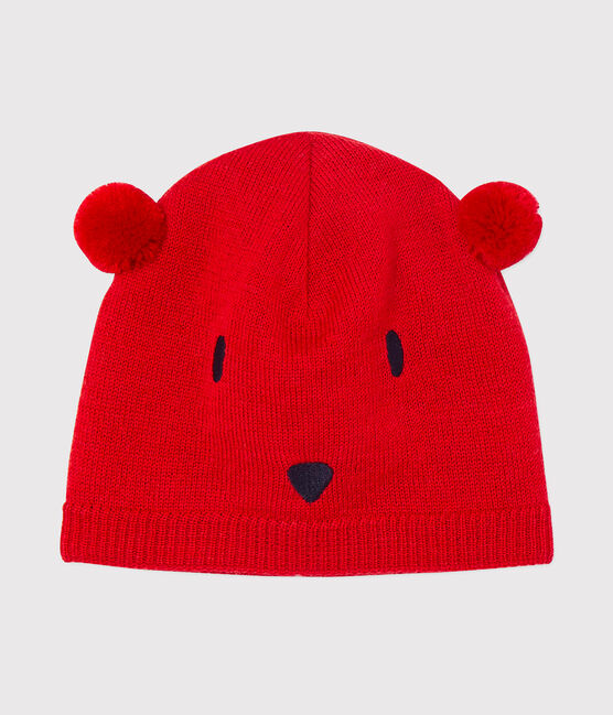 Unisex Baby Mütze rot FROUFROU