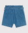 Kinder-Shorts aus leichtem Denim für Mädchen blau DENIM CLAIR