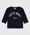 Langärmeliges Baby-T-Shirt aus Baumwolle blau SMOKING