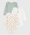 Set langärmeliger Baby-Bodys aus Baumwolle mit Leoparden-Motiv variante 1
