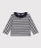Langärmelige Babybluse aus Doppeljersey blau SMOKING/ AVALANCHE