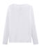 Langärmliges T-Shirt aus Sea Island-Baumwolle für Damen weiss ECUME