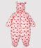 Baby-Fliegerorverall für Mädchen/Jungen rosa MINOIS/weiss MULTICO