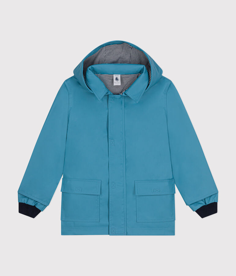 Kinder-Regenjacke blau