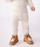 Baby-Leggings aus einfarbiger Baumwolle beige MONTELIMAR CHINE