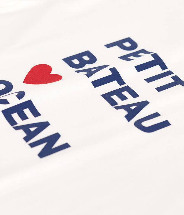 Damen-T-Shirt LE BOXY aus Baumwolle weiss