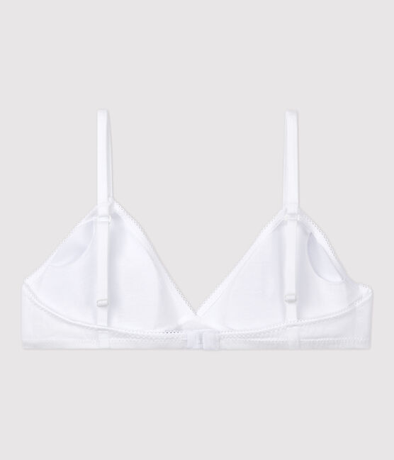Weißer BH mit Pads für Mädchen weiss ECUME