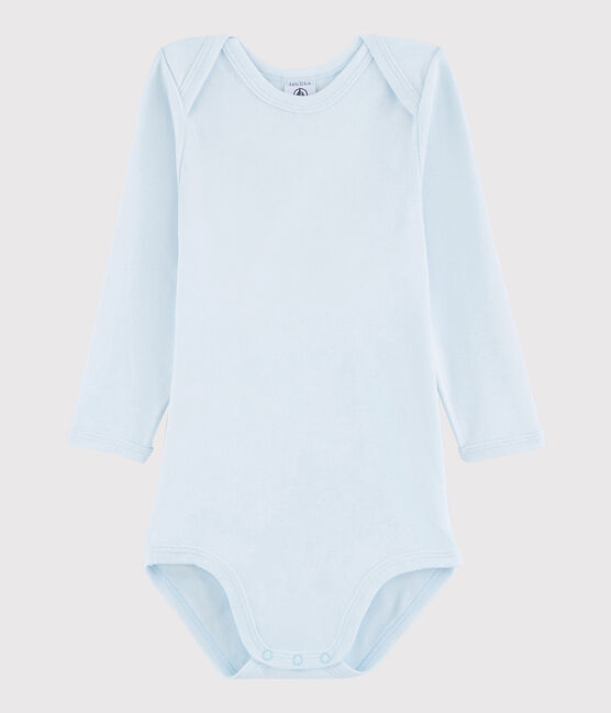 Langärmeliger Baby-Body Mädchen/Jungen blau FRAICHEUR