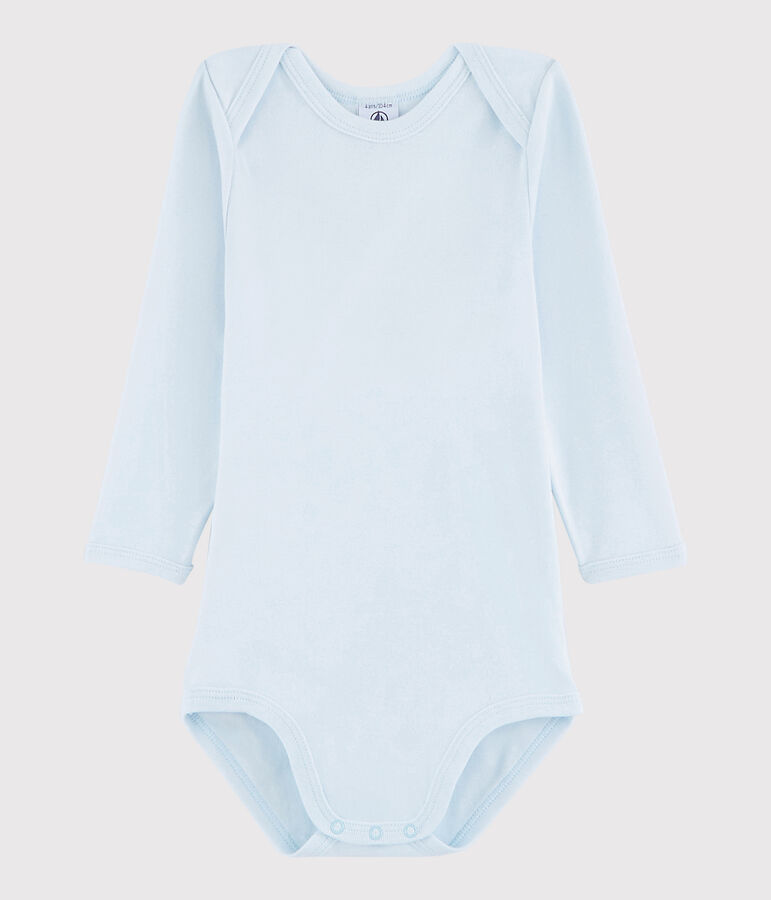 Lang&auml;rmeliger Baby-Body M&auml;dchen/Jungen blau