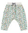 Baby-Hose aus bedrucktem Molton für Mädchen grau BELUGA/weiss MULTICO CN