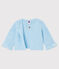Baby-Cardigan aus 100% Baumwollstrick. blau TOUDOU