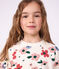 Kinder-Sweatshirt aus Baumwolle mit Blumenmotiv naturfarben/vielfarbig