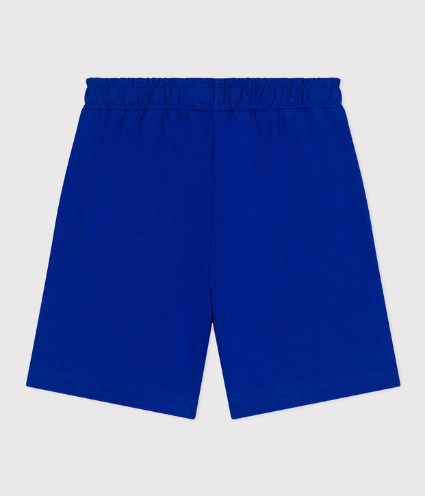 Kinder-Short f&uuml;r Jungen aus Baumwolle blau