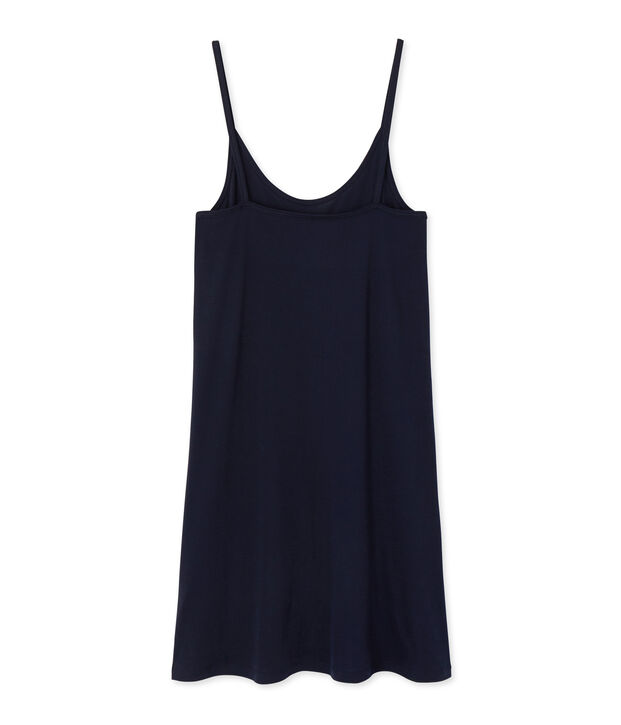 Chemise &agrave; bretelles femme en coton l&eacute;ger blau