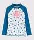 Kinder-T-Shirt mit UV-Schutz aus recycelten Materialien für Mädchen