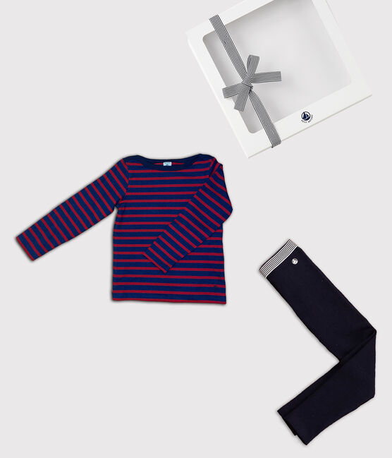 Geschenkset: Matrosenshirt und Jeggings für Mädchen variante 1