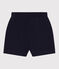 Kinder-Shorts aus einfarbiger Baumwolle blau SMOKING