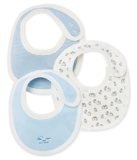 Set mit drei Baby-Lätzchen aus Rippstrick. variante 2