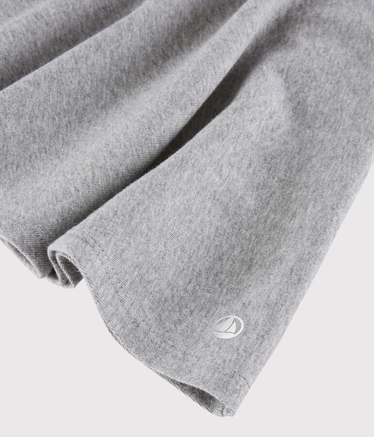 Kinderrock aus Trikotgewebe f&uuml;r M&auml;dchen grau