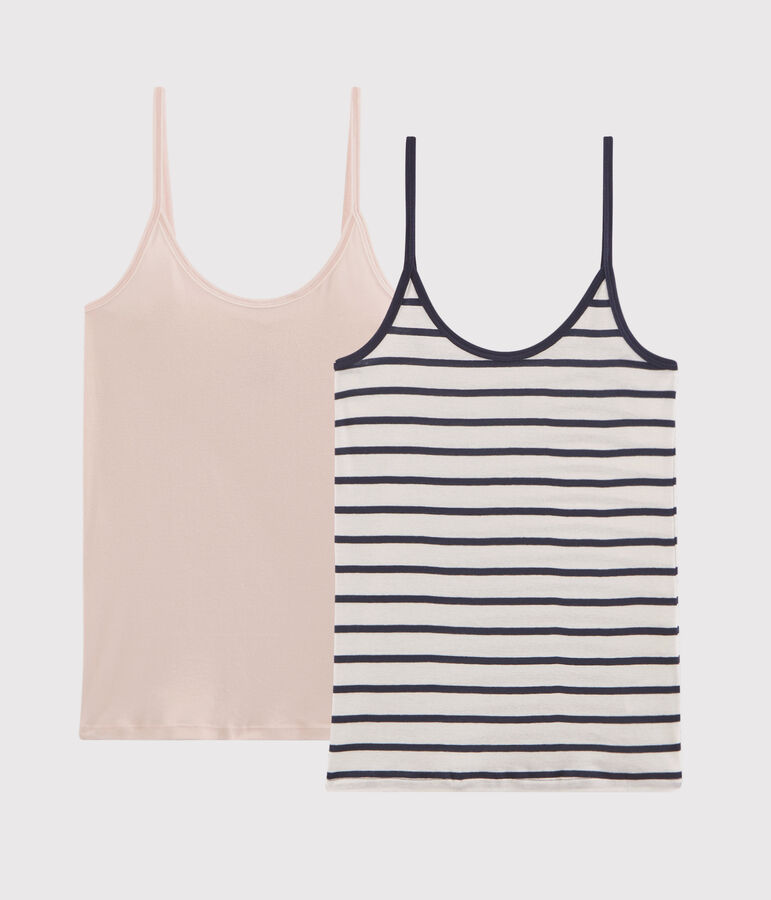 Set mit 2 Tr&auml;gershirts f&uuml;r Damen vielfarbig