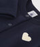 Kinder-Cardigan aus Molton für Mädchen blau SMOKING