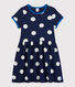 Kurzärmeliges Kleid aus Baumwolle für Mädchen