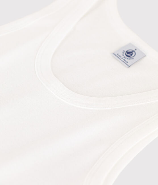 Tanktop aus Baumwolle für Damen weiss ECUME