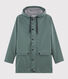 Regenjacke aus recyceltem Material und Bio-Baumwolle