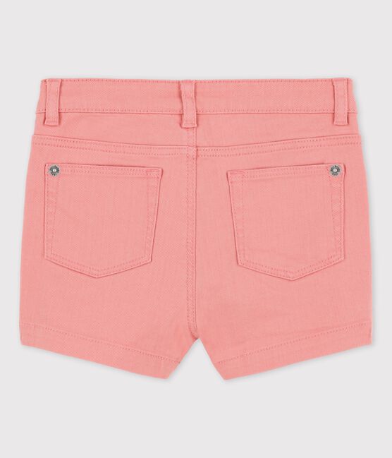 Denim-Shorts für Mädchen rosa PAPAYE