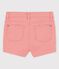 Denim-Shorts für Mädchen rosa PAPAYE