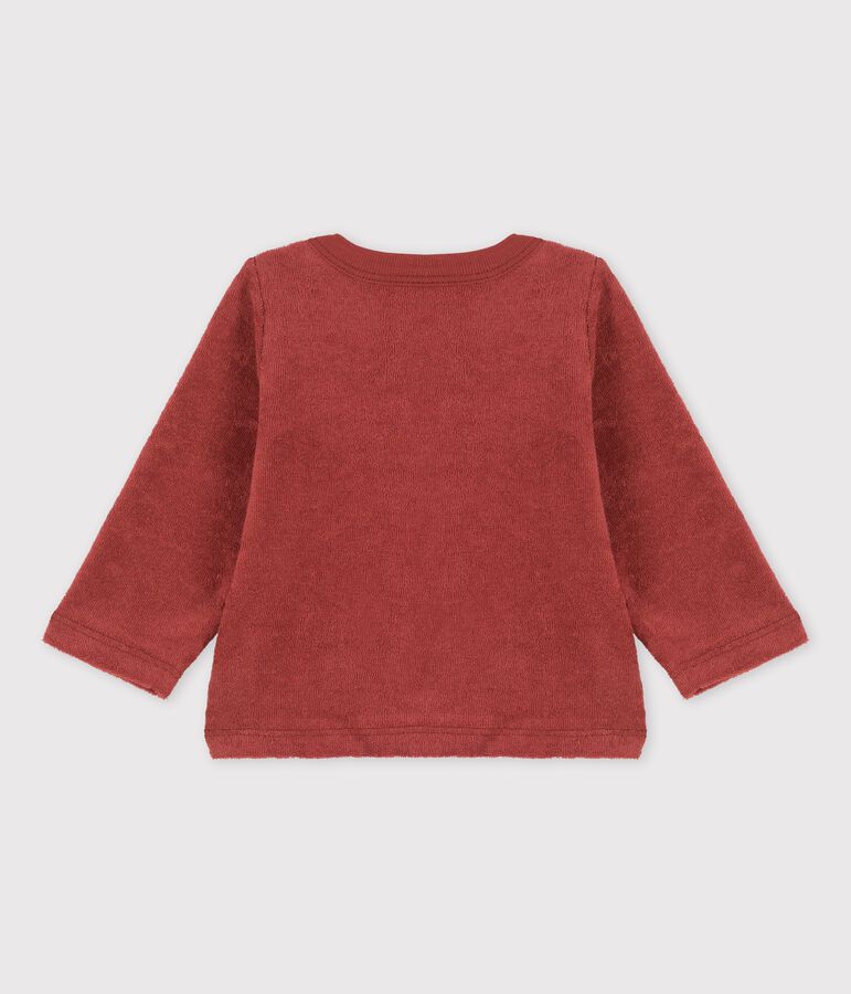 Baby-Cardigan aus Frottee braun OMBRIE