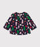 Baby-Bluse aus Flanell. blau SMOKING/weiss MULTICO