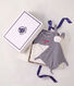 Set aus Stramplern, Body und Kuscheltiere f&uuml;r Babys (unisex), aus gestreifter Baumwolle
