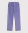 Kinder-Hose aus Feincord violett