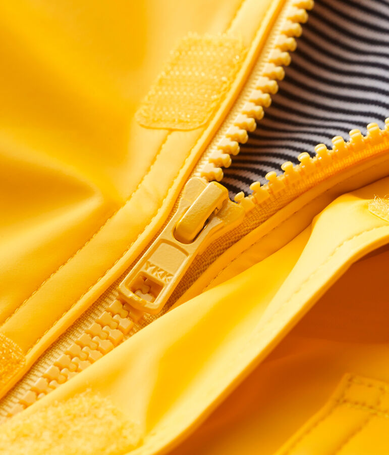 Ikonische Baby-Regenjacke Unisex gelb JAUNE