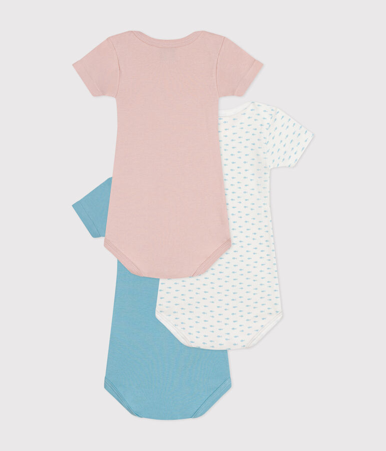 3er-Set kurz&auml;rmelige Baby-Bodys aus Baumwolle variante 4