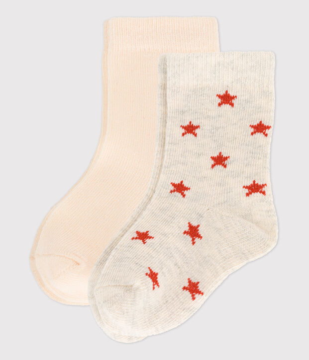 2er-Set Babysocken vielfarbig