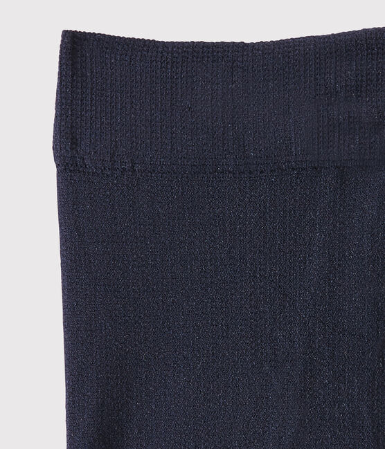 Kinder-Strumpfhose Mädchen blau SMOKING