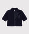Baby-Jacke aus Sherpa blau SMOKING
