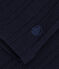Damen-Rollkragenshirt "L'Iconique mit Zierstrick blau SMOKING