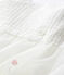 Baby-Festtagskleid aus besticktem Tüll für Mädchen weiss MARSHMALLOW/weiss MULTICO