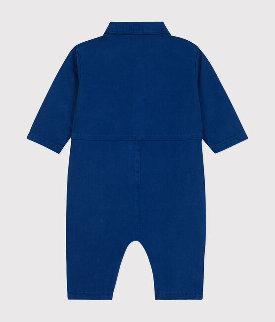 Langer Baby-Overall aus Lyocell-Baumwolle blau INCOGNITO