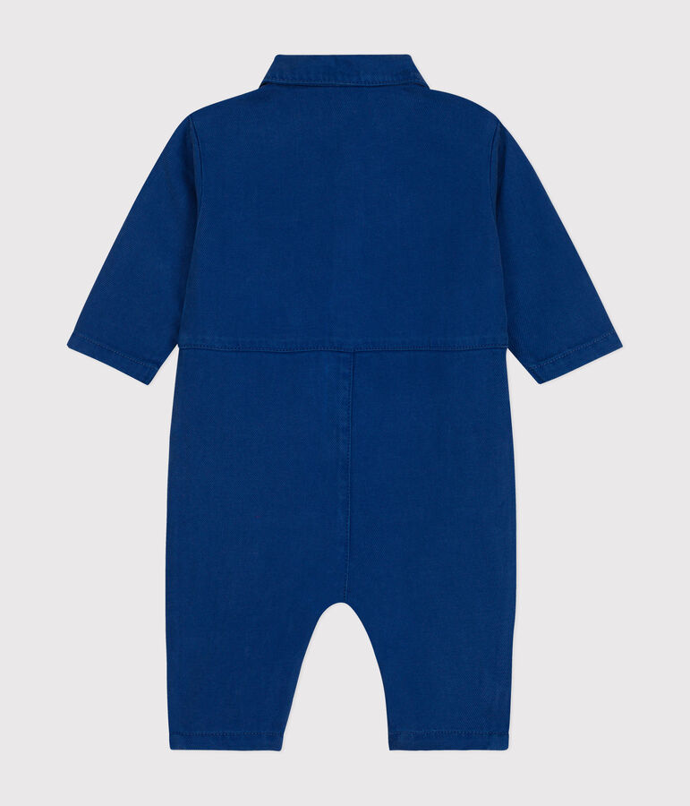 Langer Baby-Overall aus Lyocell-Baumwolle blau