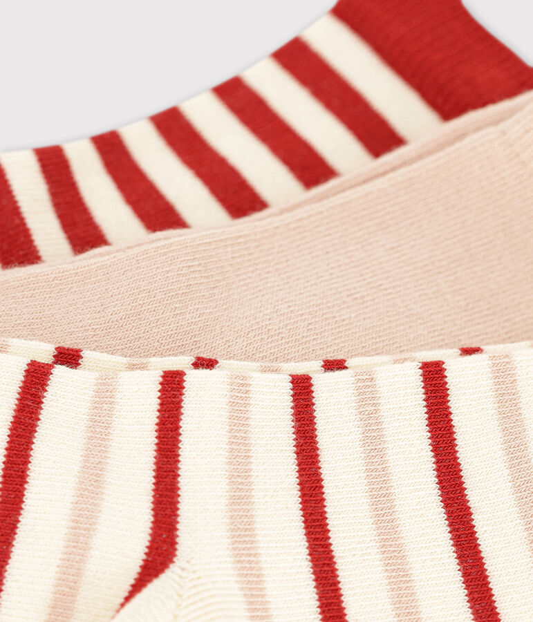 3er-Set Kindersocken f&uuml;r M&auml;dchen vielfarbig