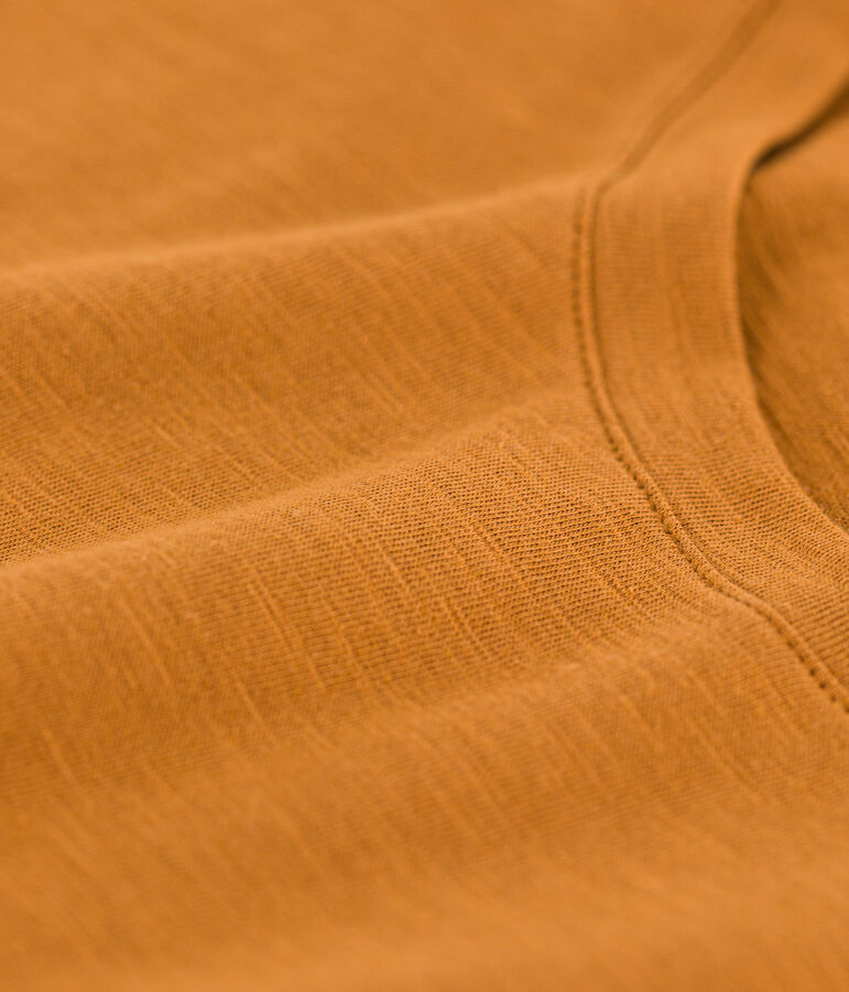 T-Shirt LE DROIT aus Baumwolle mit Rundhalsausschnitt braun